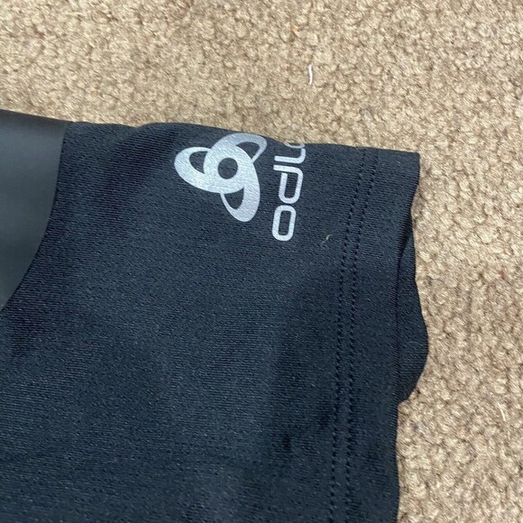 ODLO Women’s Black Performance Active Spine Short Sleeve Top Size Medium - Picture 4 of 5